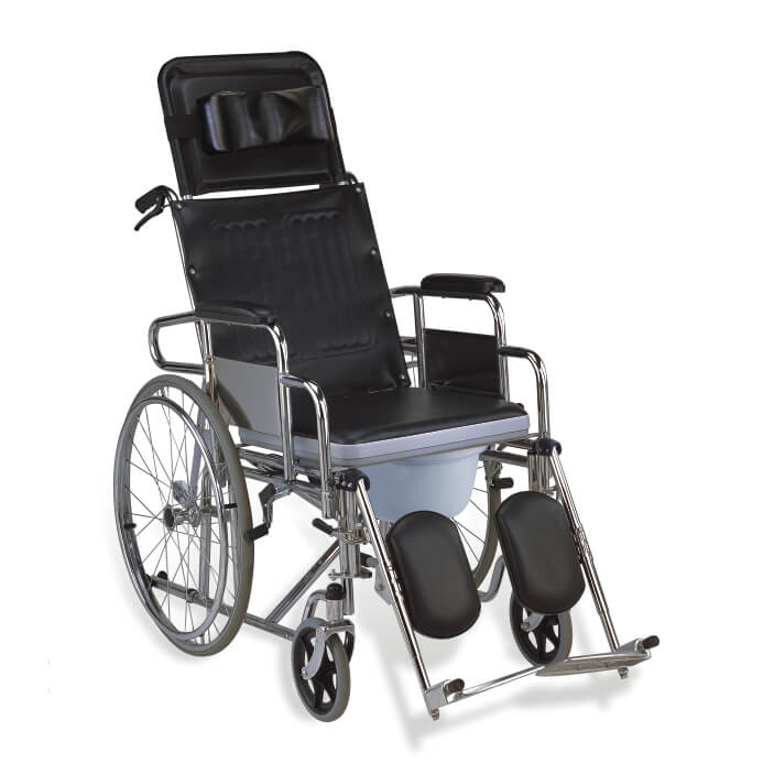 SLEEPING WHEELCHAIR WITH COMMODE